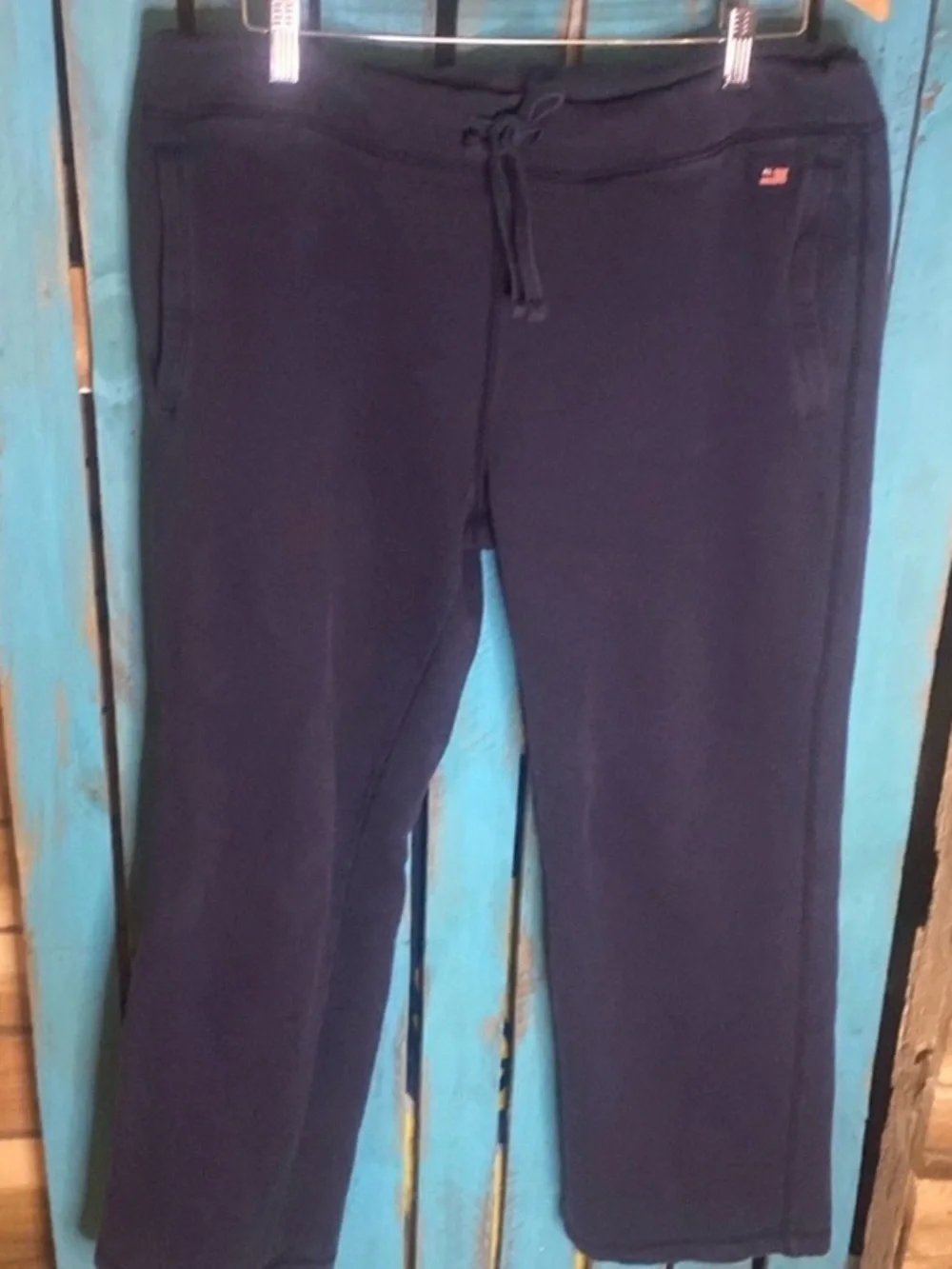 Ralph Lauren Jeans Co. sweatpants size medium navy blue measures 34x30